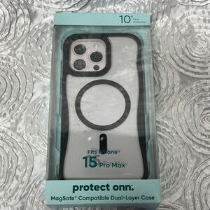 Onn MagSafe Dual-Layer iPhone 15 Pro Max Case